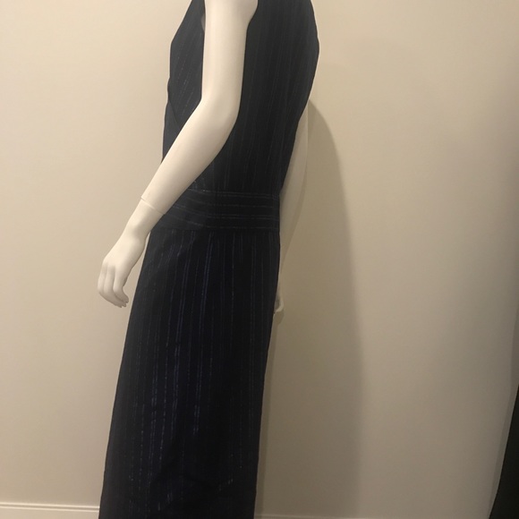 Maria Cornejo Madira maxi dress blue metal stripe - Picture 7 of 10